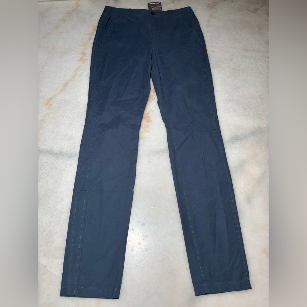 New Eddie Bauer Pants Womens 2 Blue Adventure SLIGHTLY CURVY-HIGH RISE/SLIM